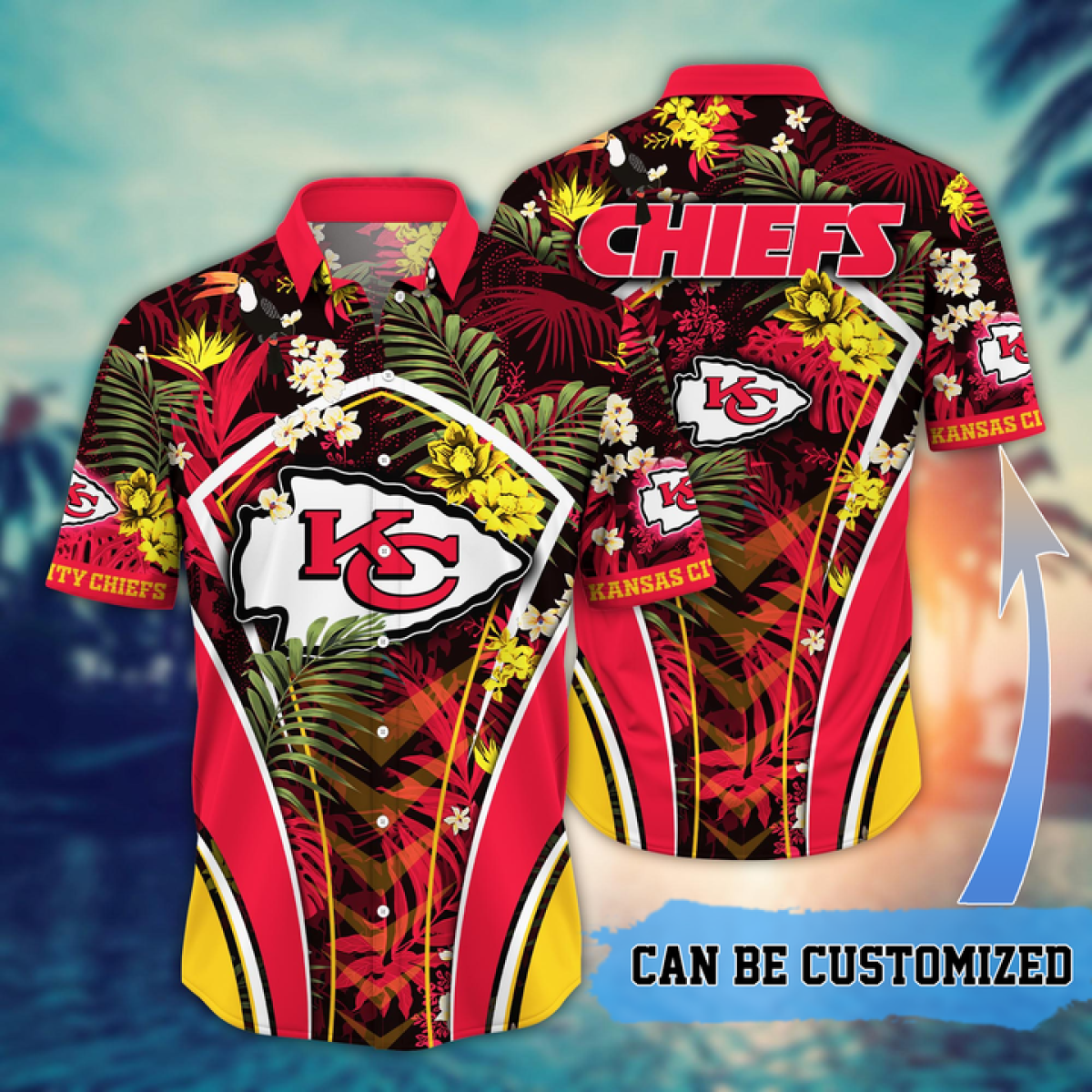 Baby Yoda Kansas City Chiefs - Personalized Kc Chiefs Hawaiian