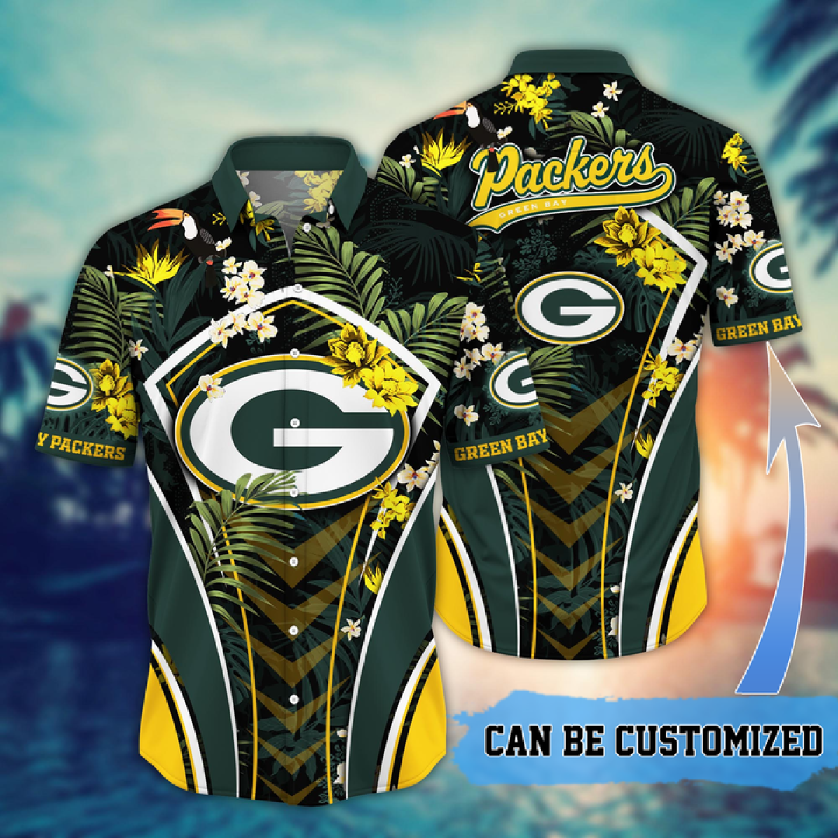 TRENDING] Green Bay Packers NFL-Summer Hawaiian Shirt, Floral