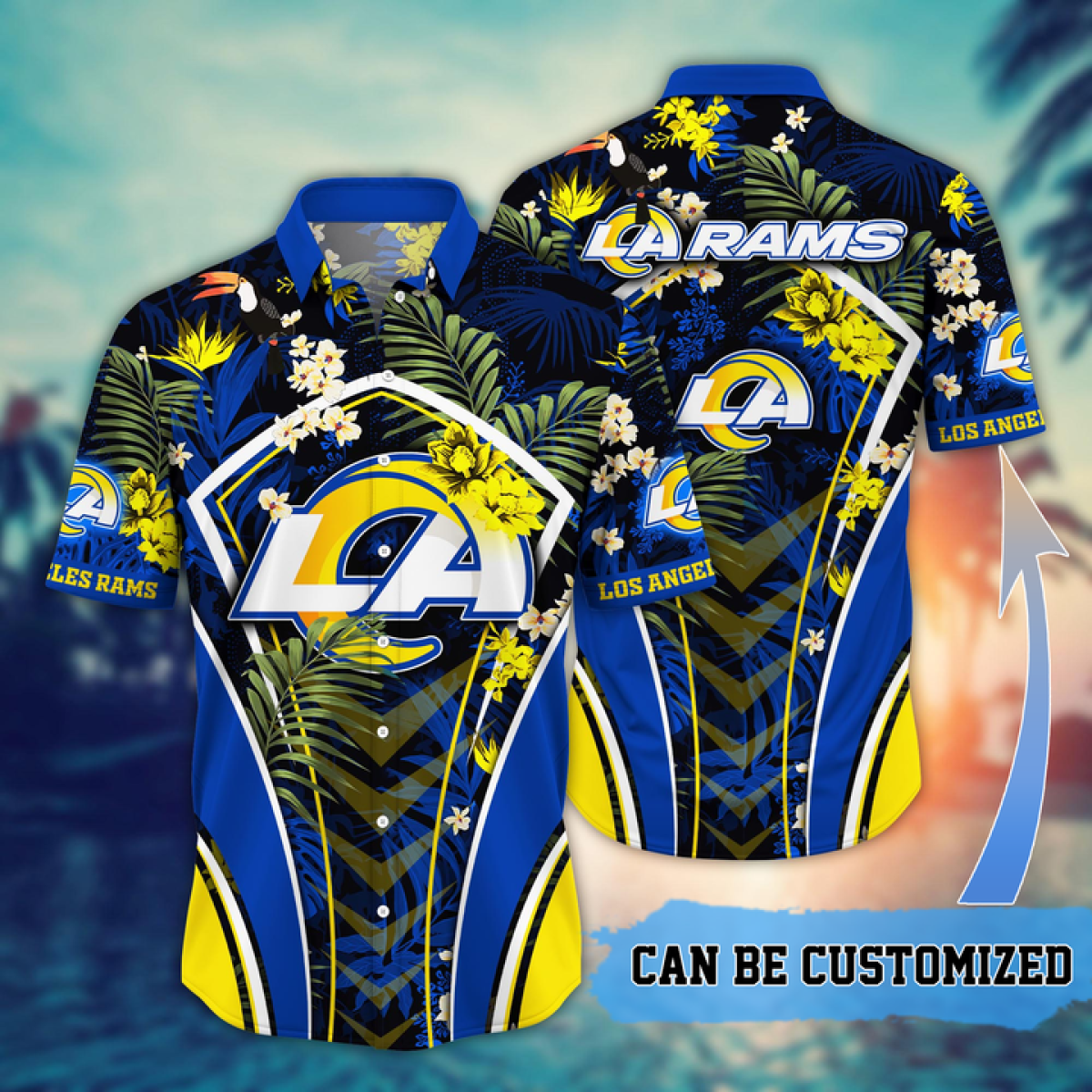 Personalized Name Los Angeles Rams NFL Flower Pineapple Summer Football Hawaiian  Shirt - Bring Your Ideas, Thoughts And Imaginations Into Reality Today